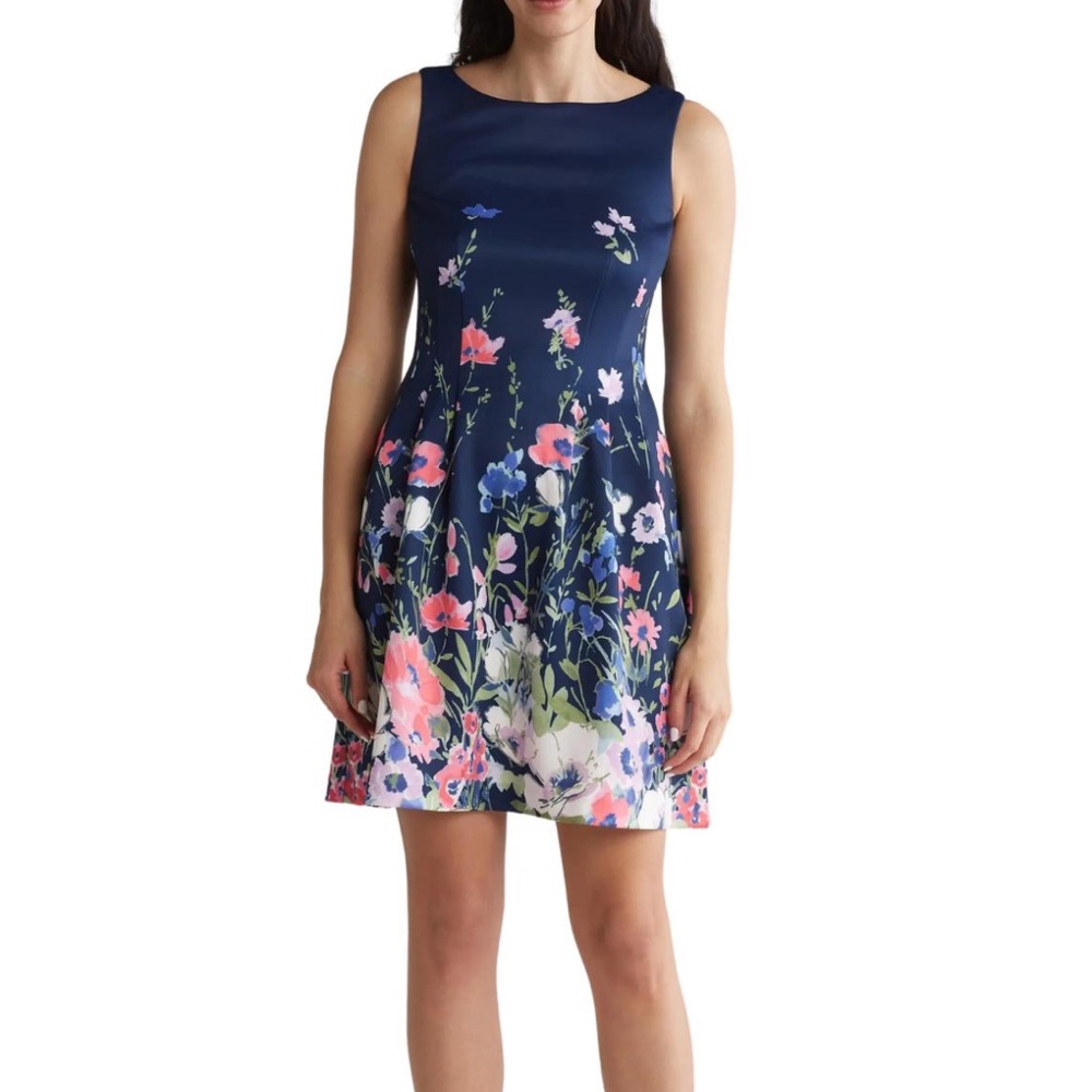 Brand new never worn Vince Camuto Navy Scuba dress